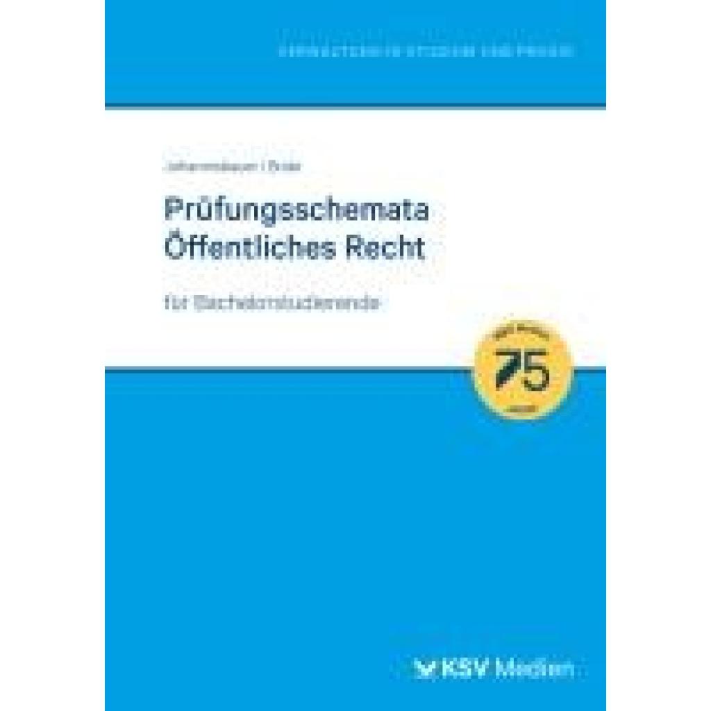 9783829319539 - Johannisbauer Christoph Prüfungsschemata Öffentliches Recht 9783829319539 - Johannisbauer Christoph Prüfungsschemata Öffentliches Recht