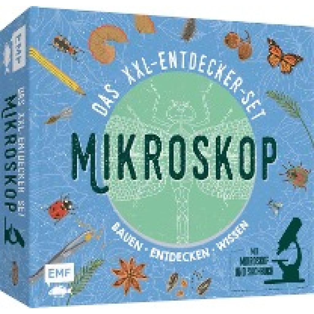 9783745912401 - Das XXL-Entdecker-Set - Mikroskop Mit Mikroskop Linsen und Objektträgern + Sachbuch mit faszinierenden Experimenten - Tom Jackson Taschenbuch