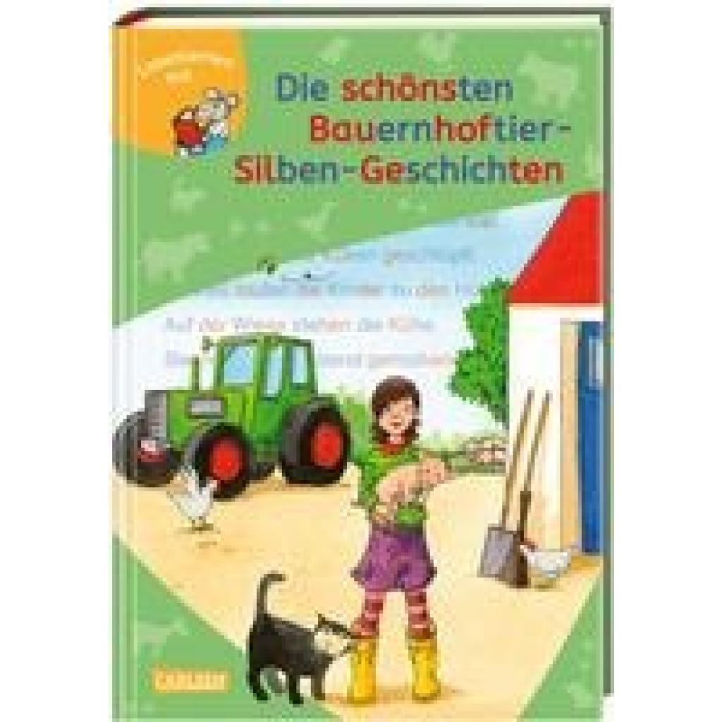 LESEMAUS zum Lesenlernen Sammelbände: Die schönsten Bauernhoftier-Silben-Geschichten