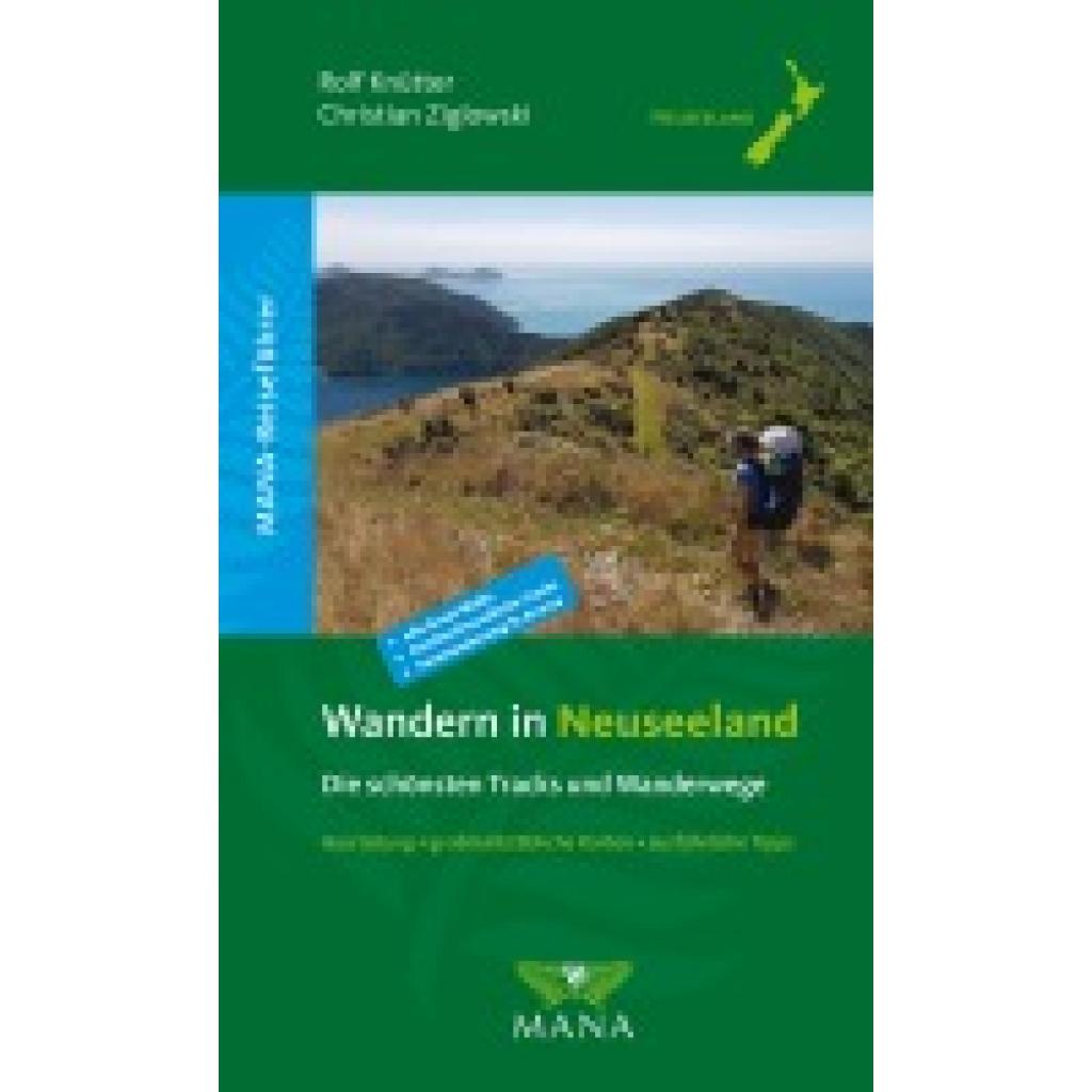 9783955030728 - MANA-Reiseführer   Wandern in Neuseeland - Rolf Knütter Christian Ziglowski Kartoniert (TB)