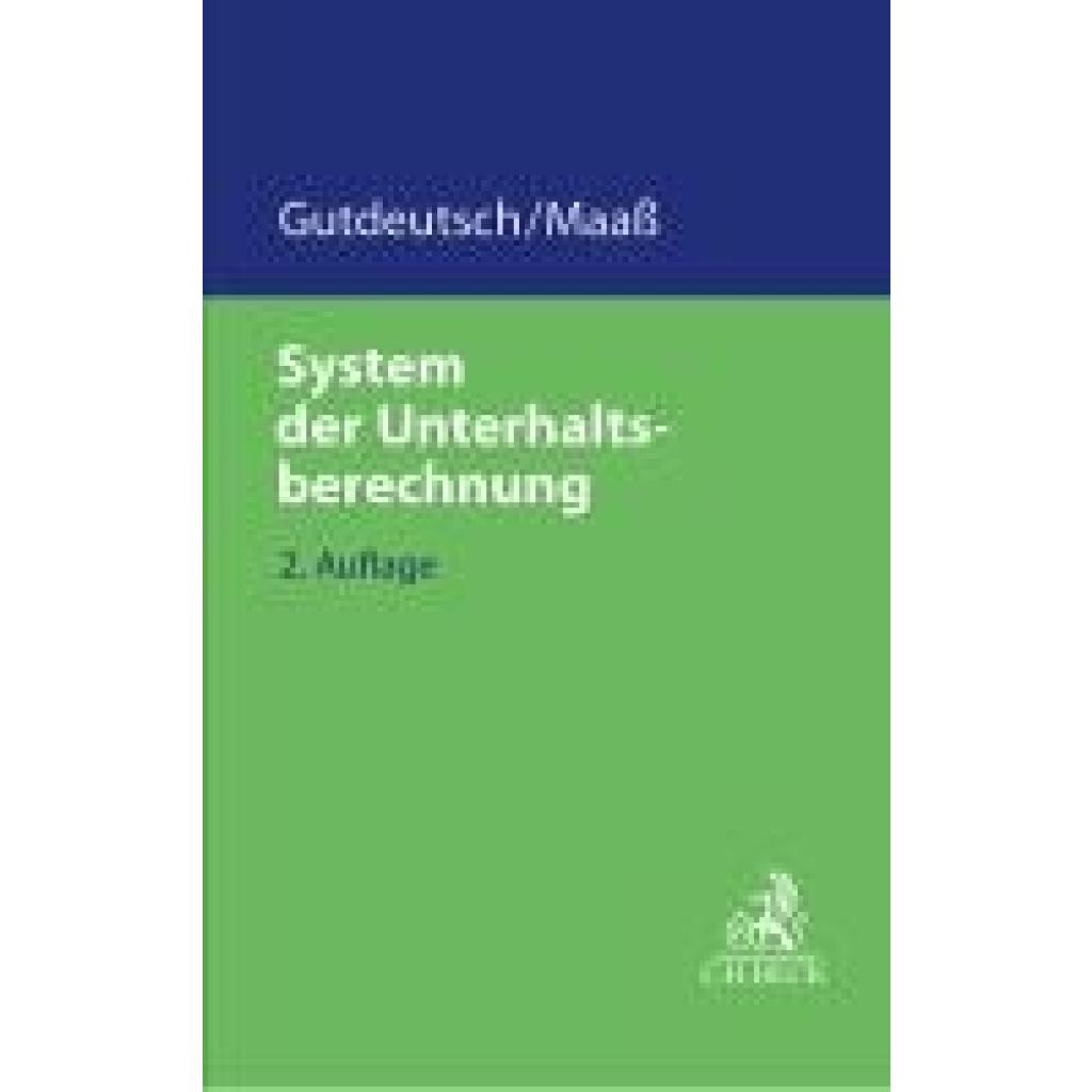 9783406807992 - Gutdeutsch Werner System der Unterhaltsberechnung