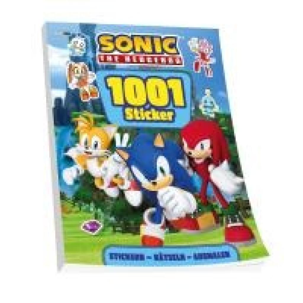 9783833245435 - Panini Sonic The Hedgehog 1001 Sticker Stickern - Rätseln - Ausmalen