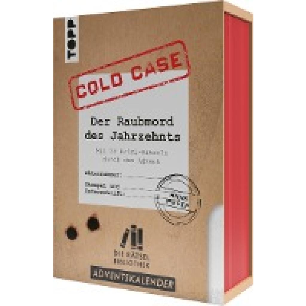 9783735851932 - Rätselbibliothek   Die Rätselbibliothek Adventskalender - Cold Case Der Raubmord des Jahrzehnts Mit 24 Krimi-Rätseln durch den Advent - Hans Pieper Taschenbuch