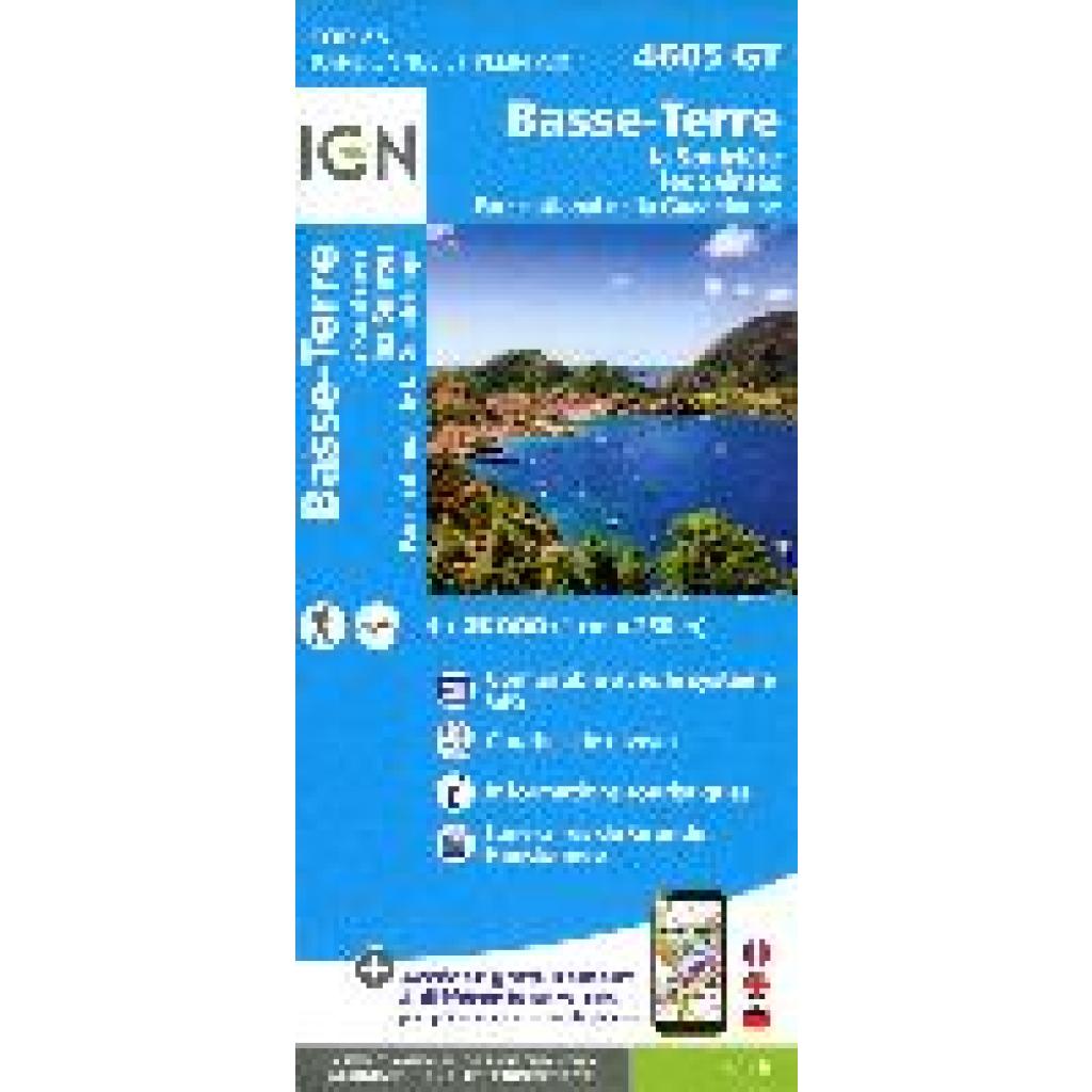 Basse Terre - Les Saintes - La Désirades 1:25 000