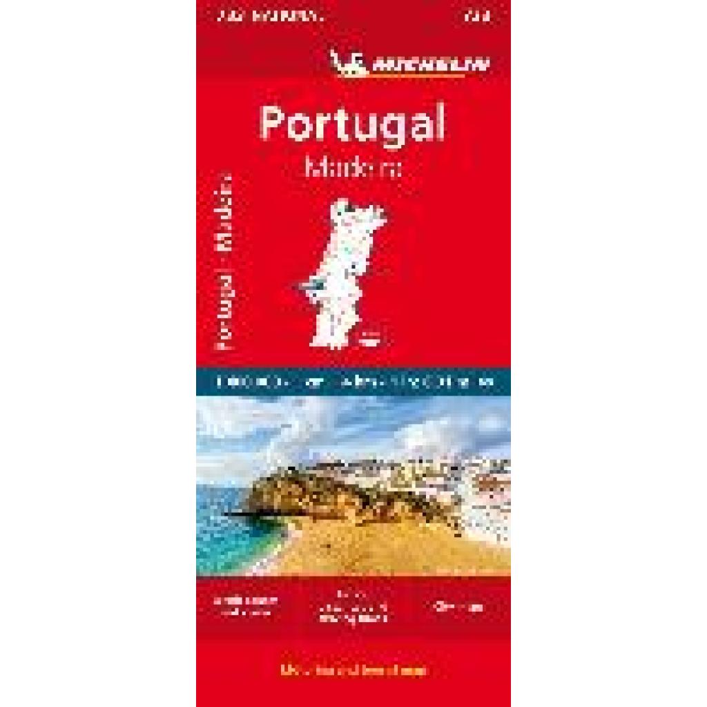 Portugal & Madeira - Michelin National Map 733