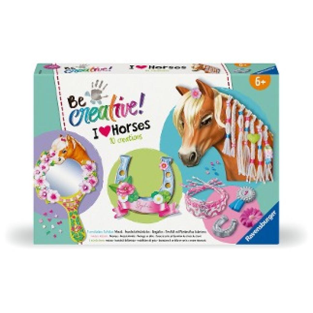 4005556237517 - Kreativset RAVENSBURGER BeCreative Bastelset Pferde bunt Kreativsets KinderB23cm H34cm L6cm Made in Europe B23cm H34cm L6cm 4005556237517 - Kreativset RAVENSBURGER BeCreative Bastelset Pferde bunt Kreativsets KinderB23cm H34cm L6cm Made in Europe B23cm H34cm L6cm