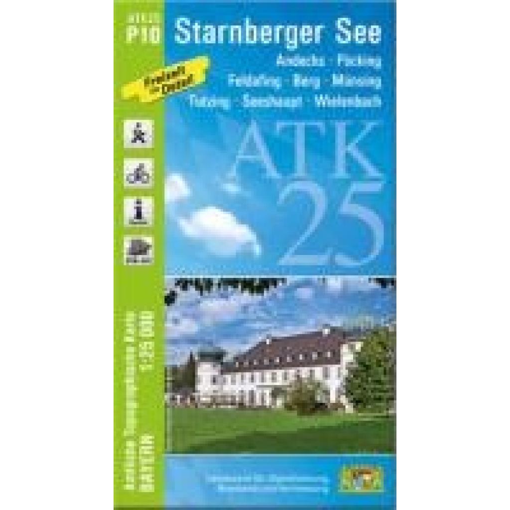 ATK25-P10 Starnberger See (Amtliche Topographische Karte 1:25000)