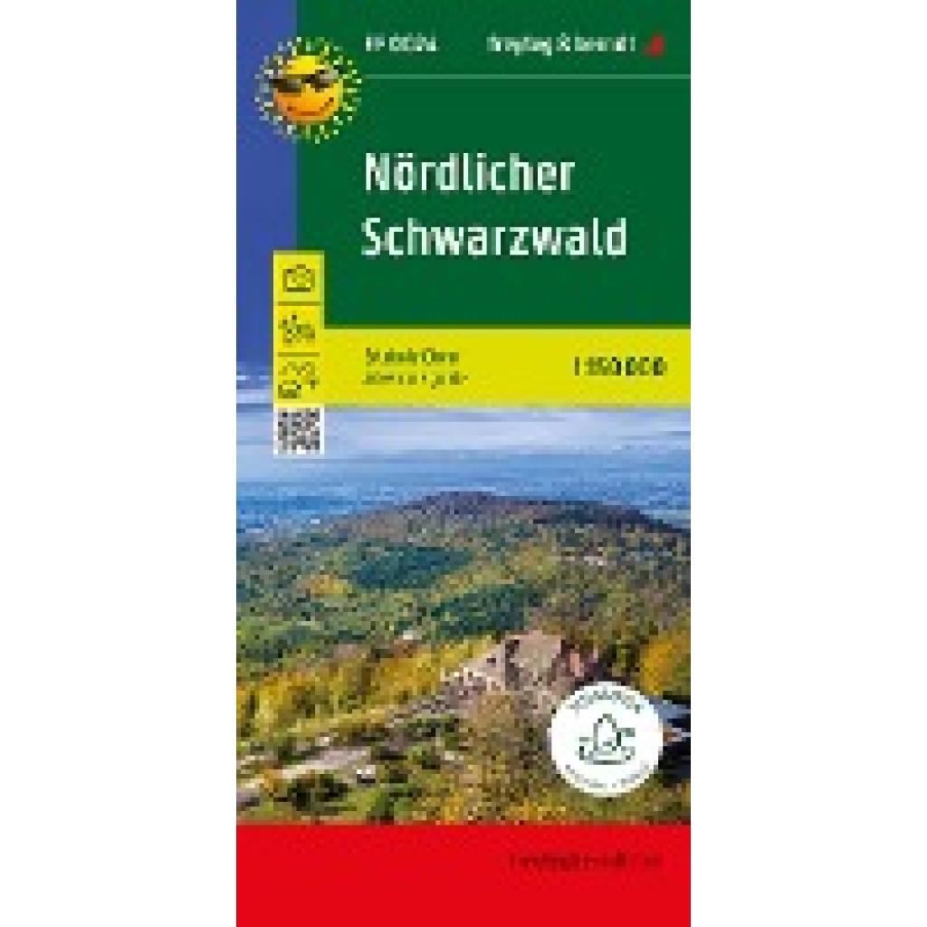 9783707920086 - Erlebnisführer   EF 0024   Nördlicher Schwarzwald Erlebnisführer 1150000 freytag & berndt EF 0024 Karte (im Sinne von Landkarte)