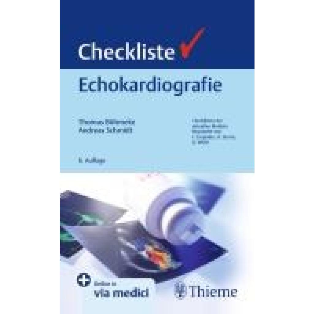 9783132401068 - Schmidt Andreas Checkliste Echokardiografie