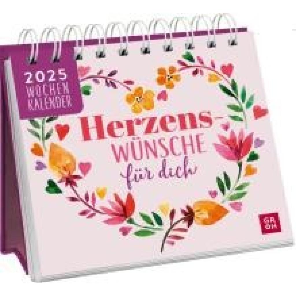 Mini-Wochenkalender 2025: Herzenswünsche für dich