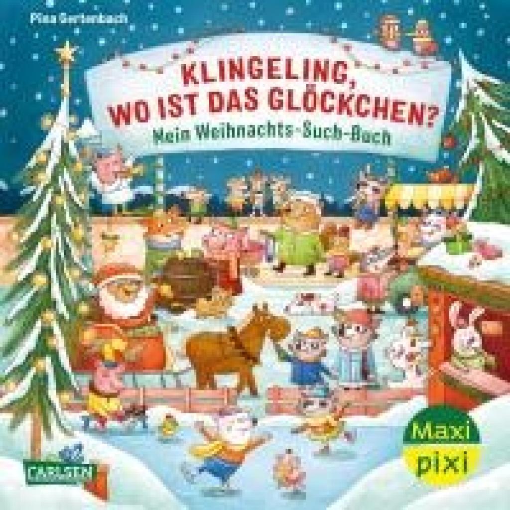 9783551059963 - Maxi Pixi 447 VE 5 Klingeling wo ist das Glöckchen? Mein Weihnachts-Such-Buch (5 Exemplare)