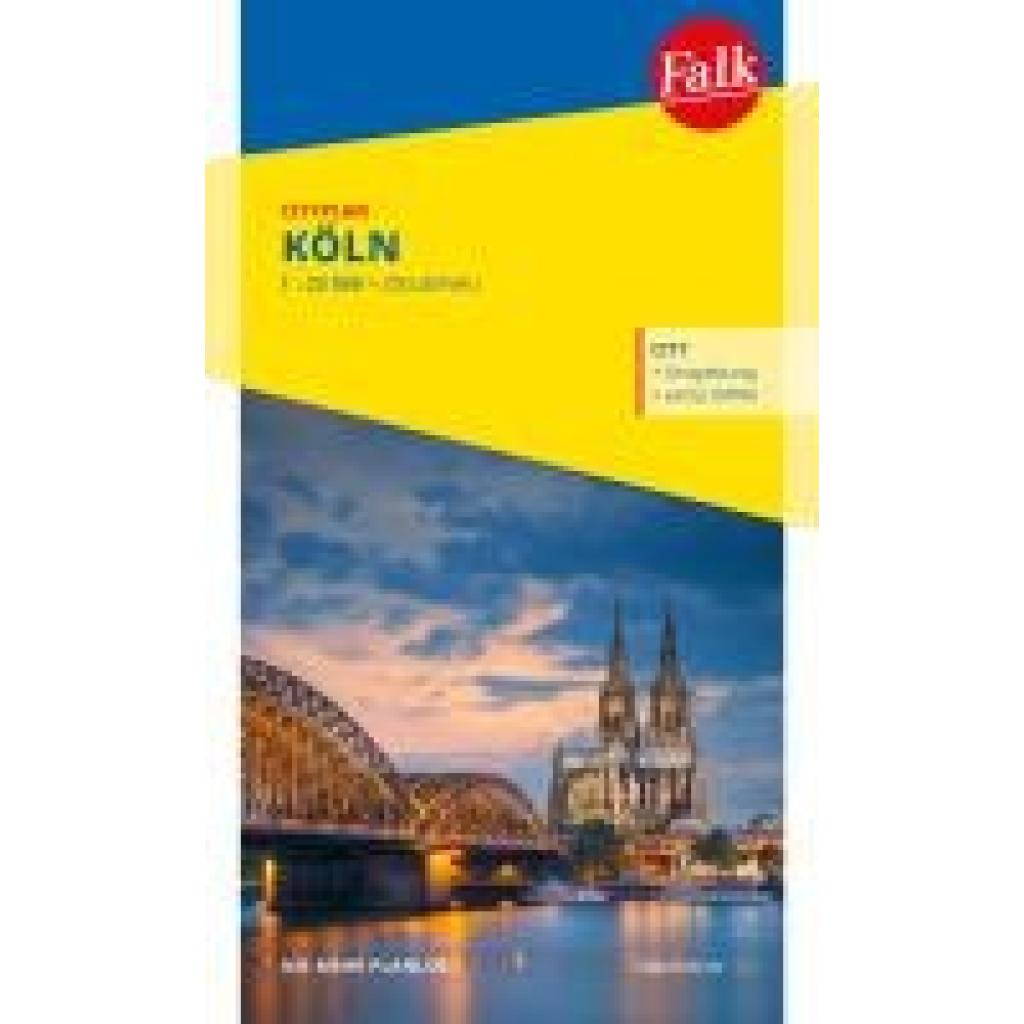 Falk Cityplan Köln 1:23.000