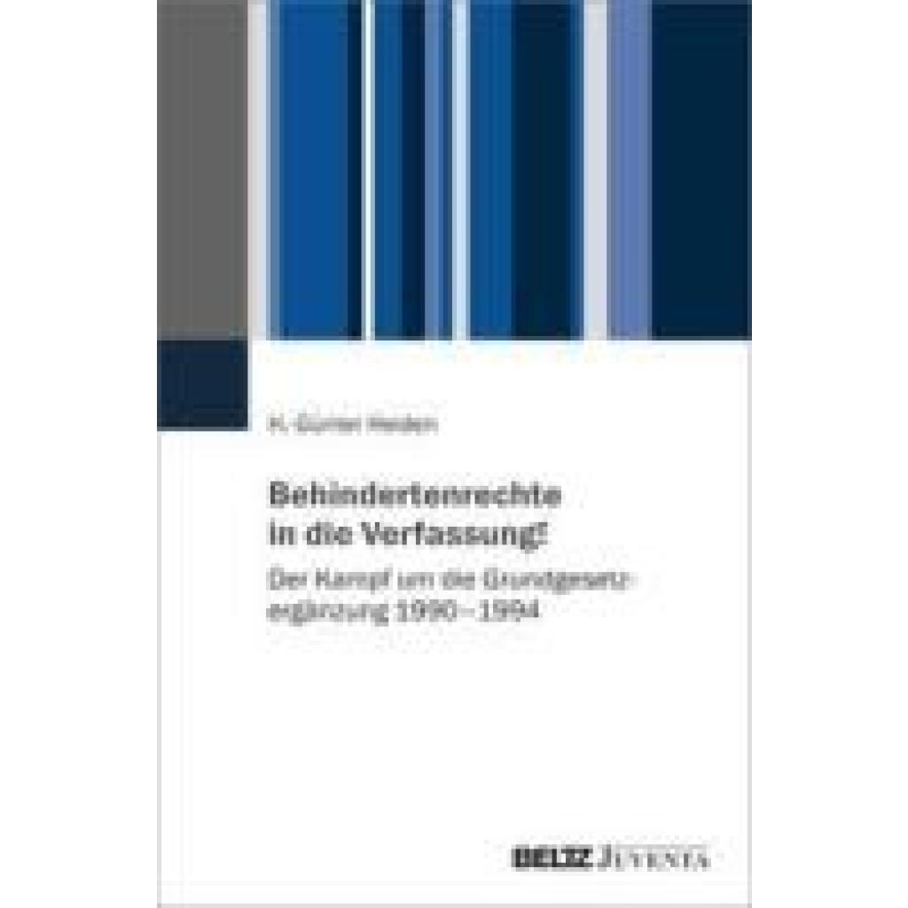 9783779976240 - Behindertenrechte in die Verfassung! - H-Günter Heiden Kartoniert (TB)