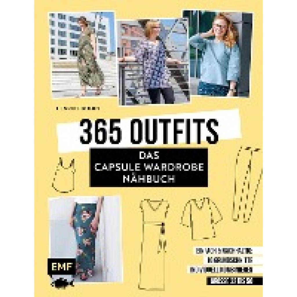 9783745903201 - 365 Outfits - Das Capsule Wardrobe Nähbuch - Henrike Domin Gebunden