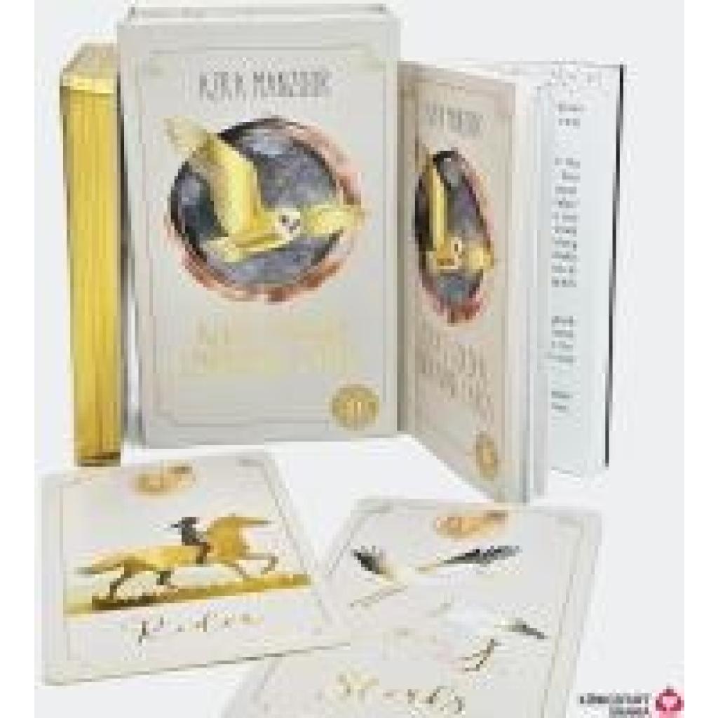 4250375110149 - Manzoor Azra Azras Golden Lenormand 36 Golden Lenormand cards in modern enchanting design