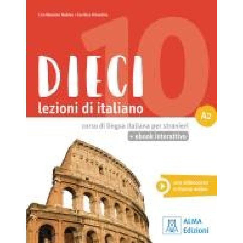 9783190454761 - Dieci A2 - einsprachige Ausgabe m 1 Buch m 1 Beilage - Ciro Massimo Naddeo Euridice Orlandino Kartoniert (TB)