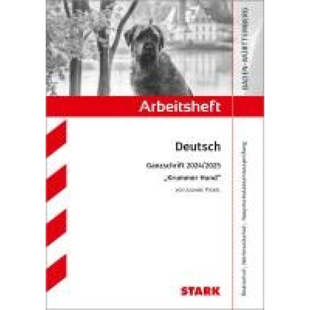 9783849059934 - Engel Anja STARK Arbeitsheft - Deutsch - BaWü - Ganzschrift 2024 25 - Pickel Krummer Hund