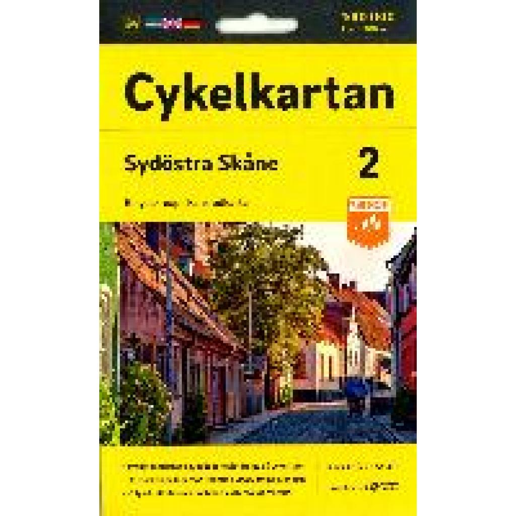 Cykelkartan Blad 2 Sydöstra Skåne 1:90000