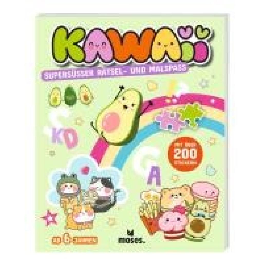 9783964553263 - KAWAII Supersüßer Rätsel- und Malspaß