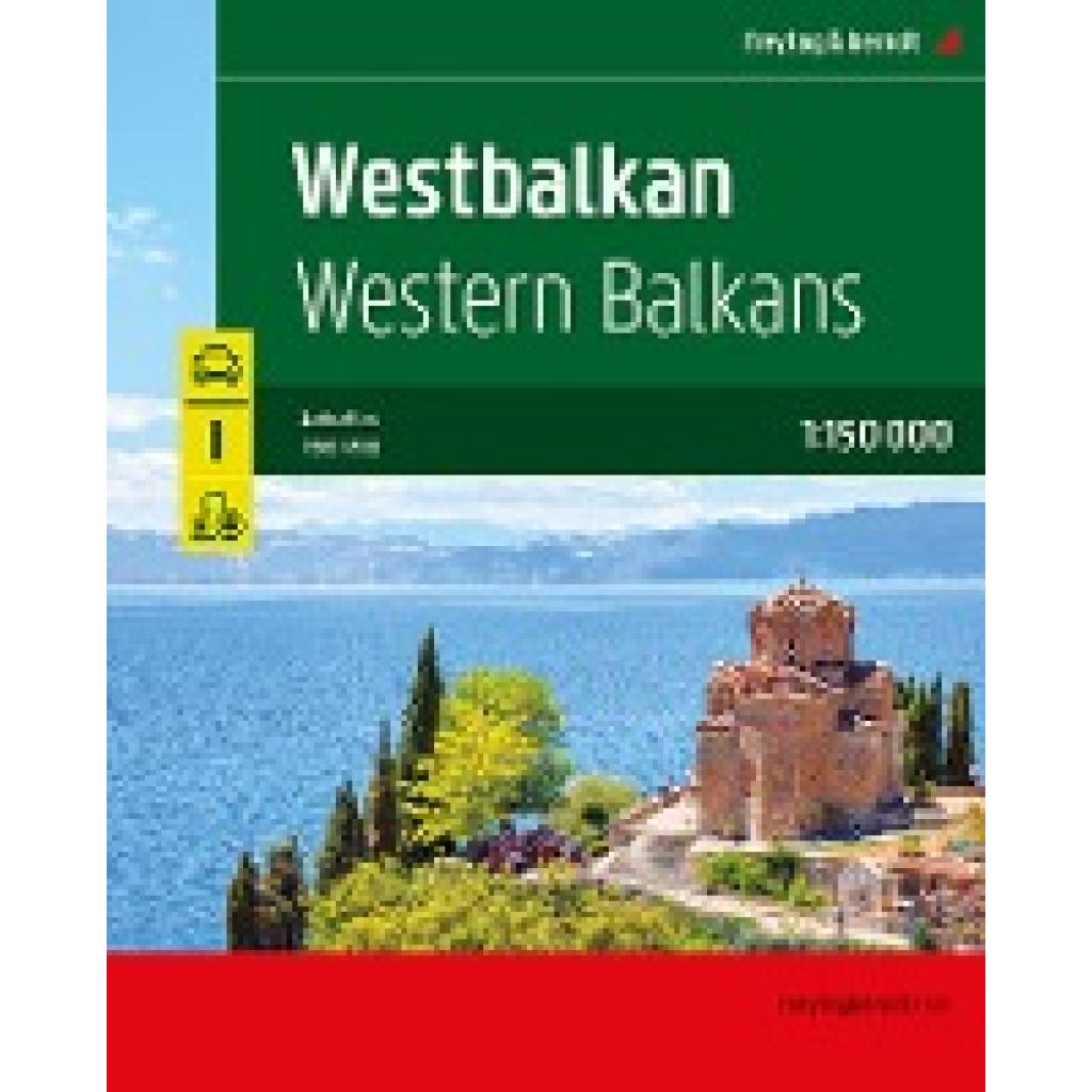 9783707922899 - Westbalkan Straßenatlas 1150000 freytag & berndt