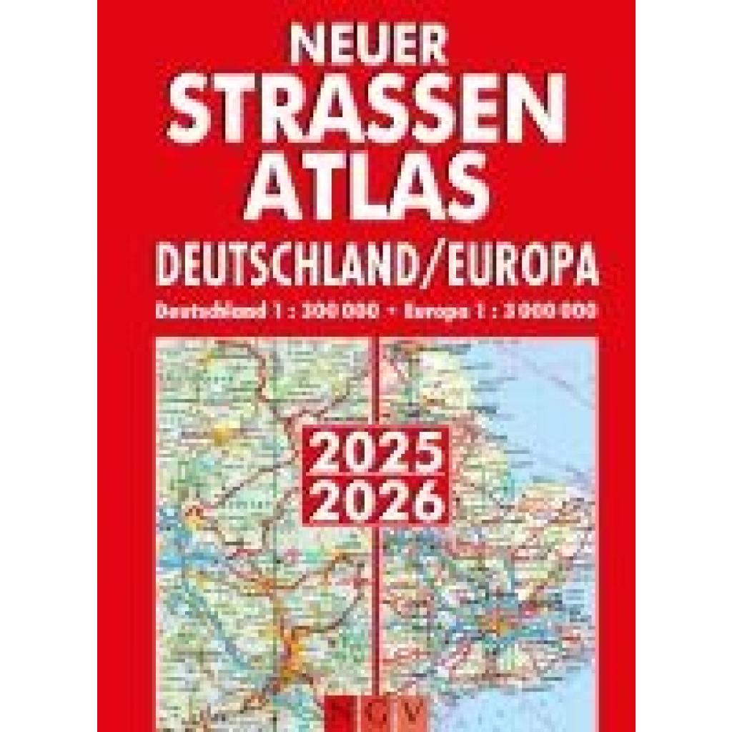 Neuer Straßenatlas Deutschland/Europa 2025/2026