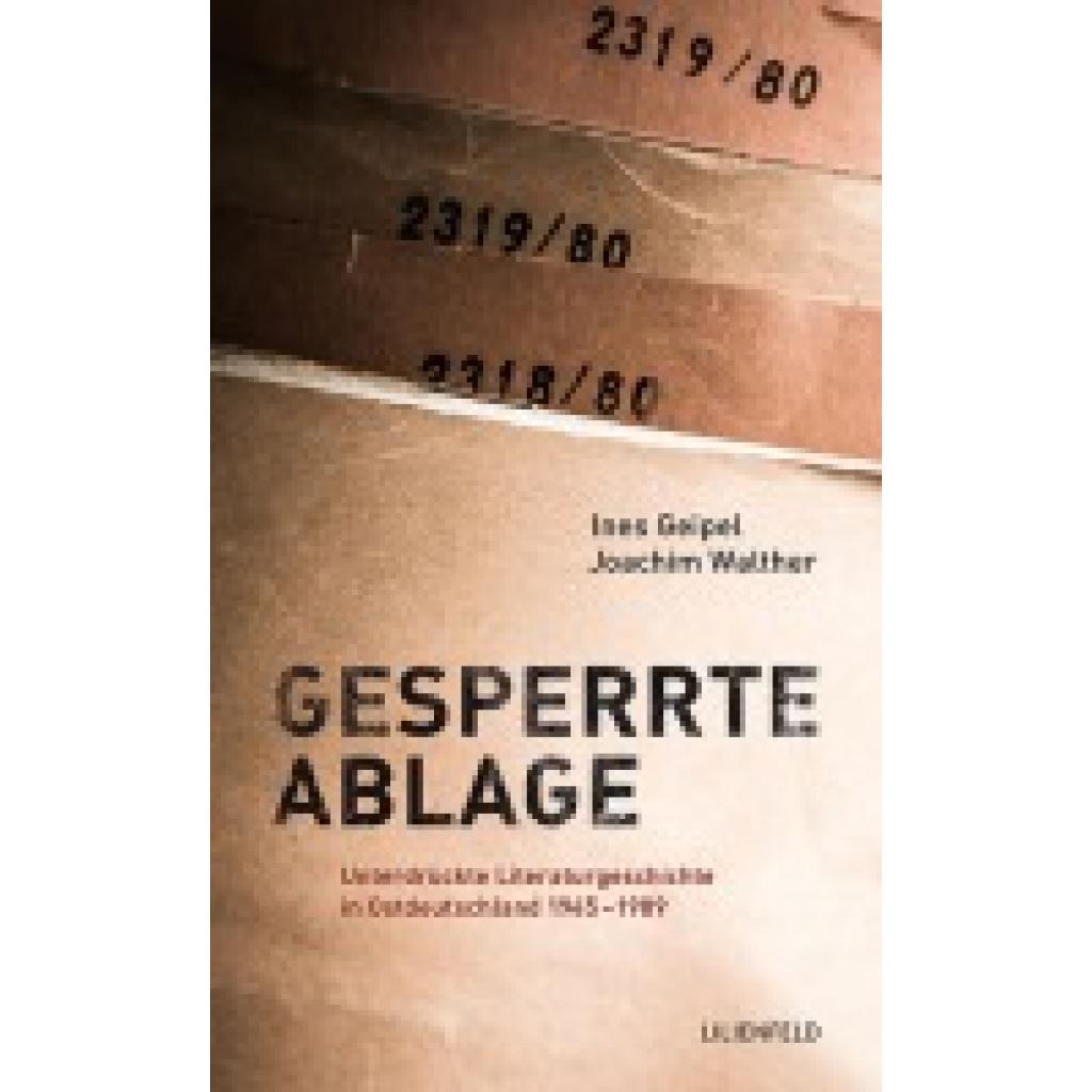 9783940357502 - Gesperrte Ablage - Ines Geipel Joachim Walther Gebunden