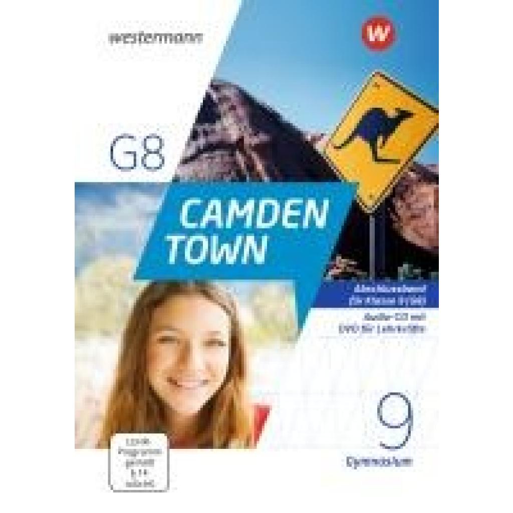 Camden Town 9 (G8). Audio-CD mit DVD für Lehrkräfte. Allgemeine Ausgabe für Gymnasien