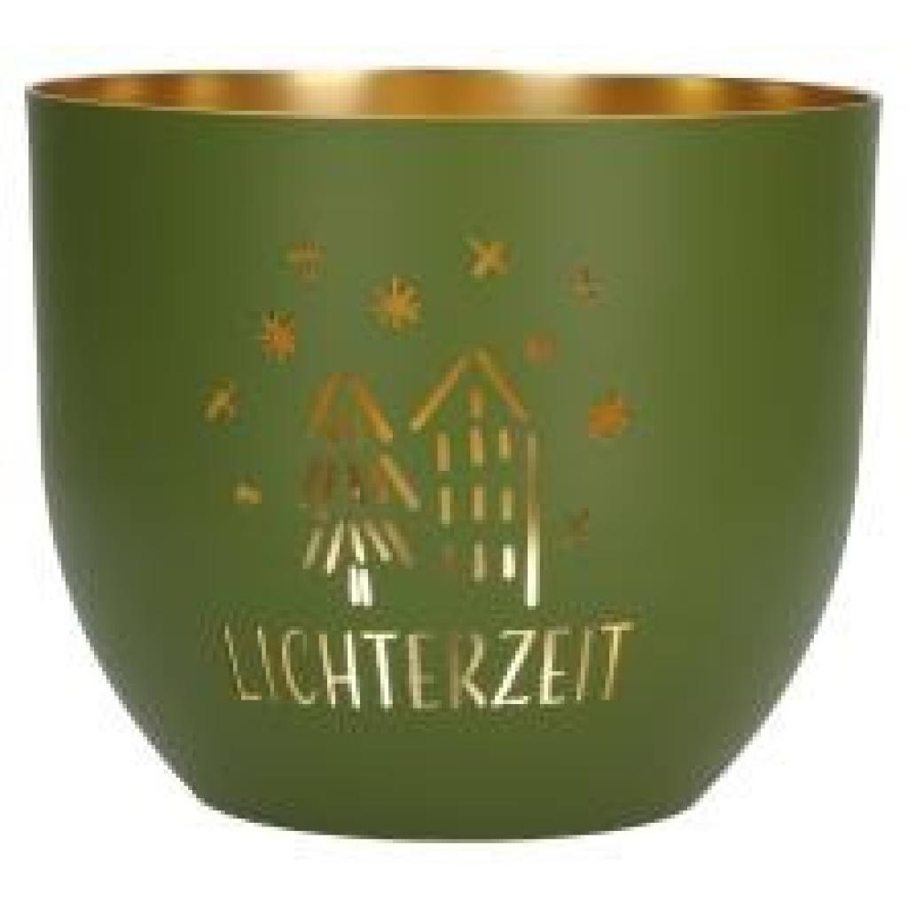 Lichterzeit. Windlicht aus Metall