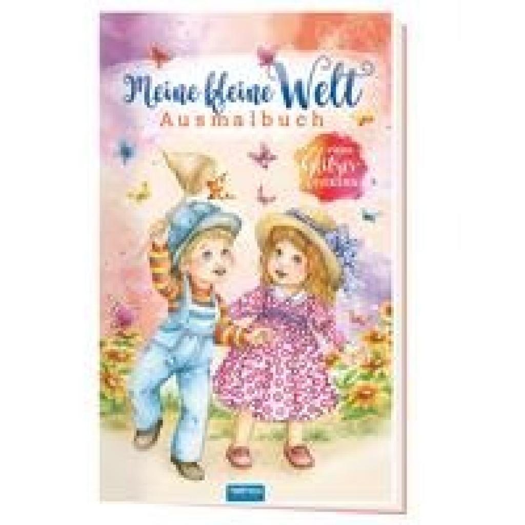 9783965523241 - Trötsch Meine kleine Welt Ausmalbuch mit Glitzerstickern