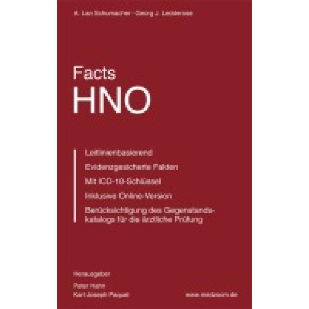 Schumacher, A. Lan: Facts HNO