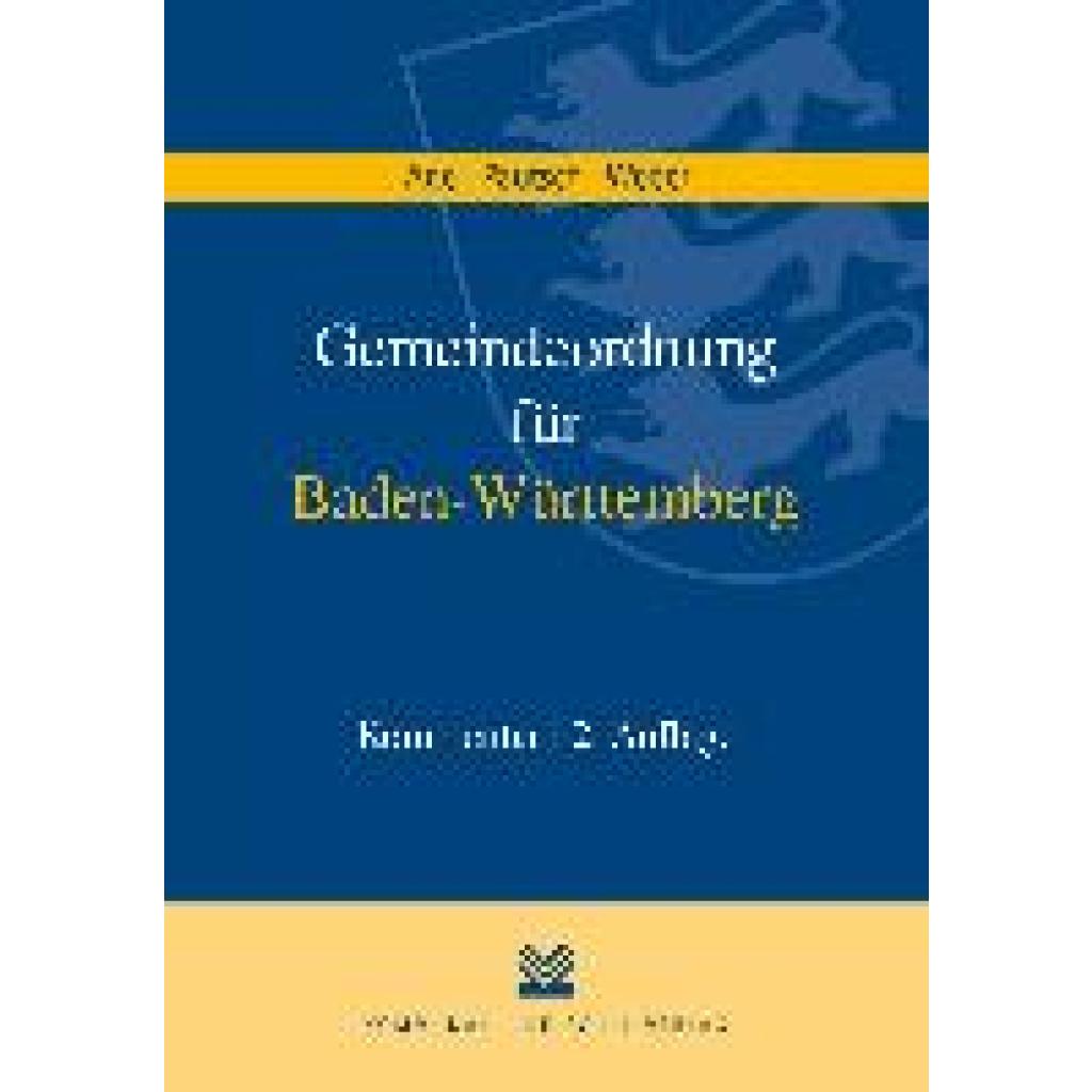 9783829317542 - Gemeindeordnung für Baden-Württemberg - Klaus Ade Arne Pautsch Christian Weber Kartoniert (TB)