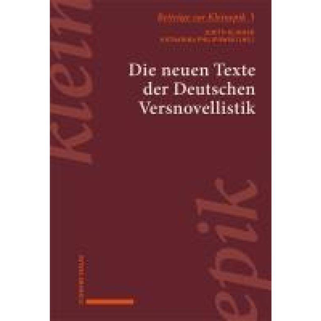 9783757401047 - Die neuen Texte der Deutschen Versnovellistik