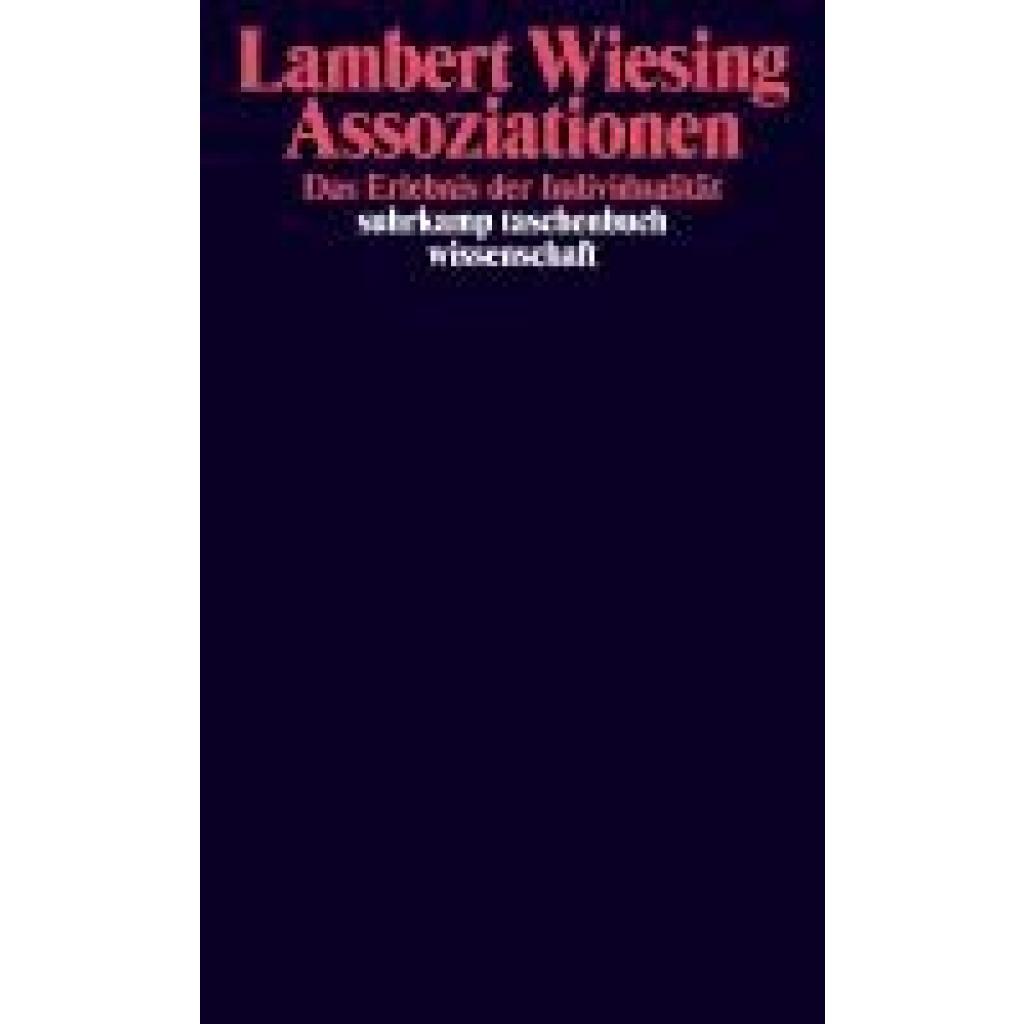 9783518300572 - Wiesing Lambert Assoziationen 9783518300572 - Wiesing Lambert Assoziationen