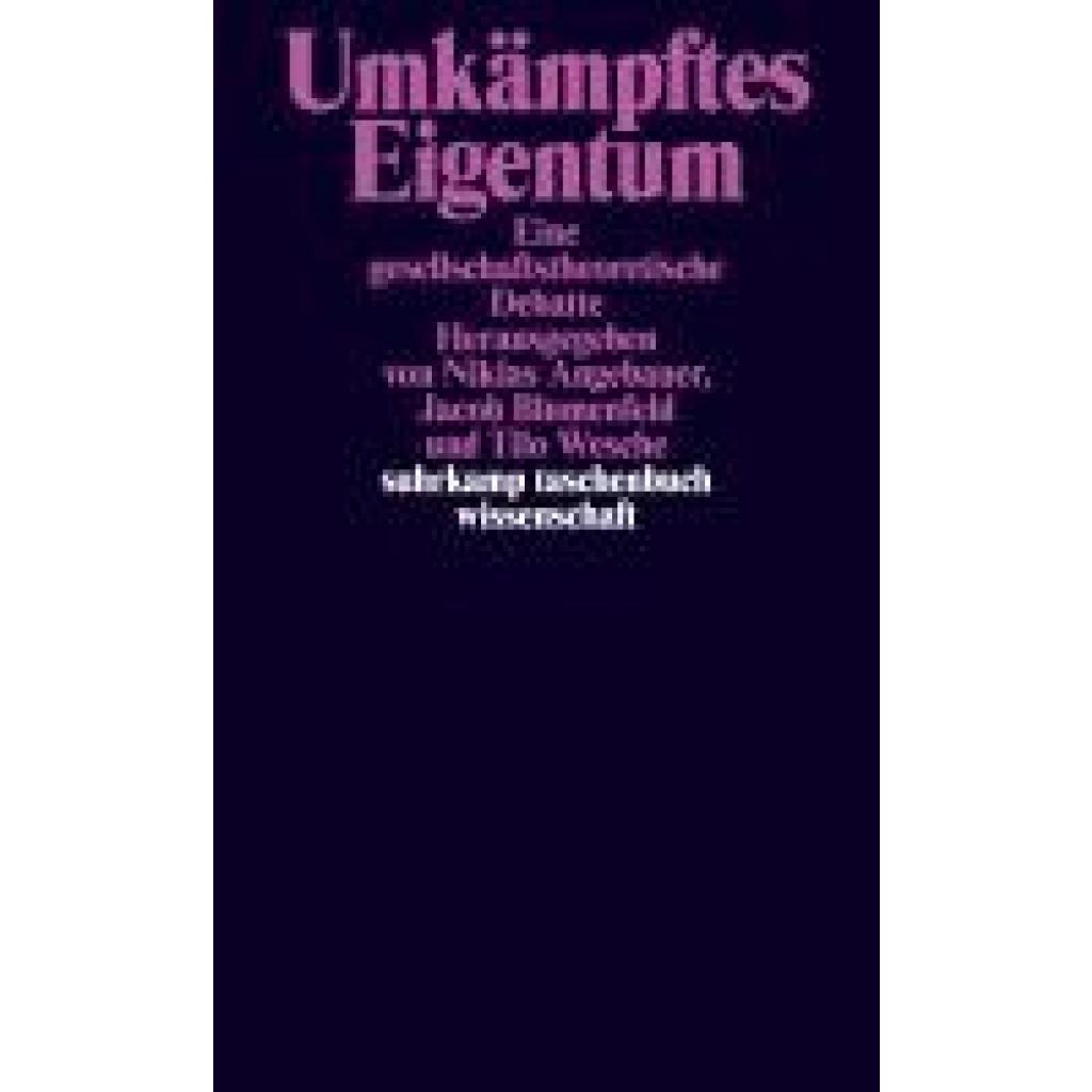 9783518300503 - Umkämpftes Eigentum 9783518300503 - Umkämpftes Eigentum