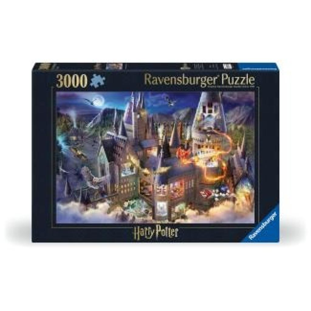 Ravensburger Puzzle 17561 - Hogwarts Interior - 3000 Teile Harry Potter Puzzle für Erwachsene und Kinder ab 14 Jahren