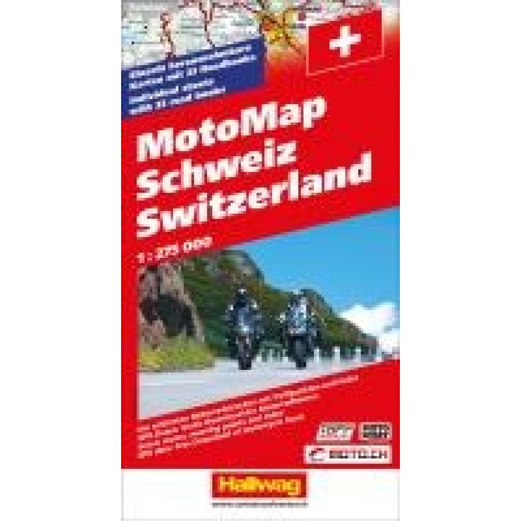 9783828309722 - Hallwag Freizeitkarten Schweiz MotoMap 1275 000 Motorradkarte Karte (im Sinne von Landkarte) 9783828309722 - Hallwag Freizeitkarten Schweiz MotoMap 1275 000 Motorradkarte Karte (im Sinne von Landkarte)