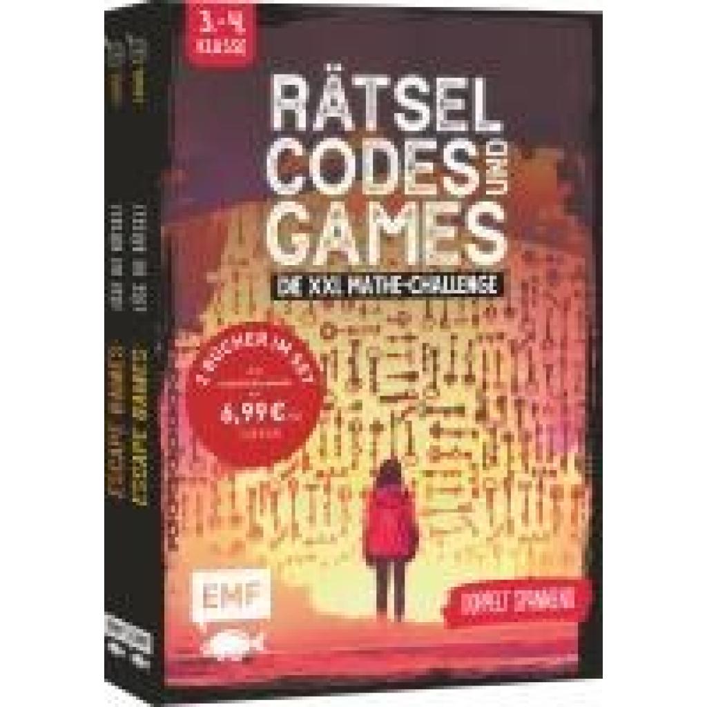 9783745922608 - Rätsel Codes und Games - Die XXL Mathe-Challenge für die 3 und 4 Klasse - Mathieu Quénée Mallory Monhard Kartoniert (TB)