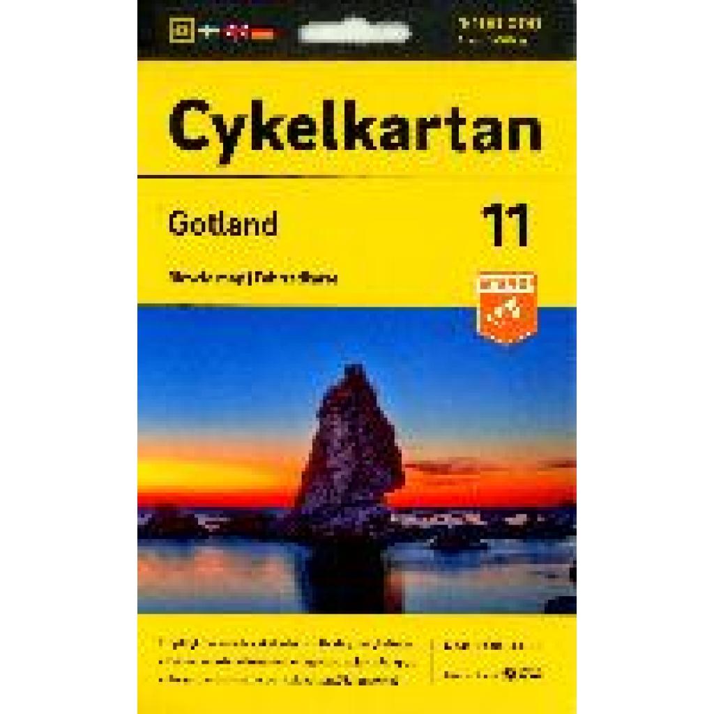 Cykelkartan Blad 11 Gotland 1:100000