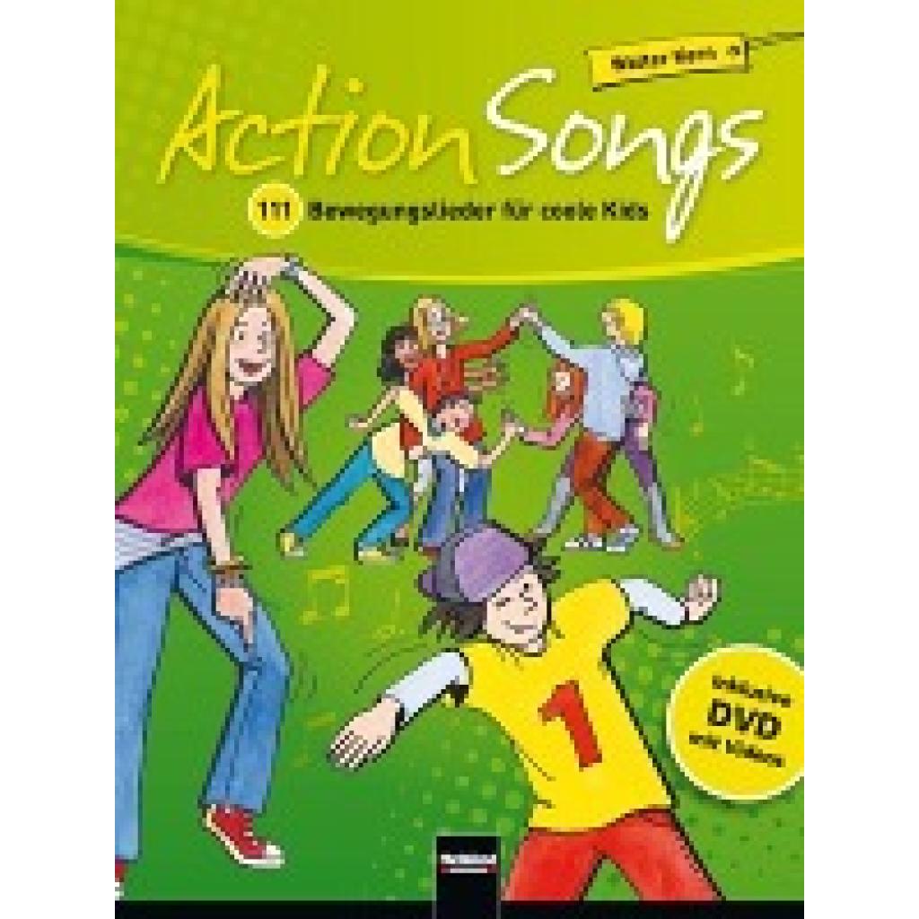 Kern, Walter: Action Songs. Paket (Liederbuch inkl. DVD + 2 Audio-CDs)