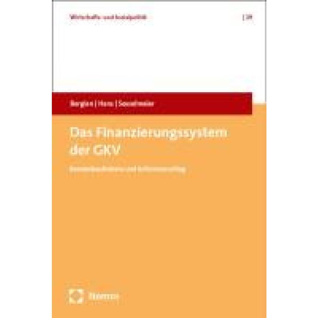 9783756018802 - Bergien Jan Philipp Das Finanzierungssystem der GKV