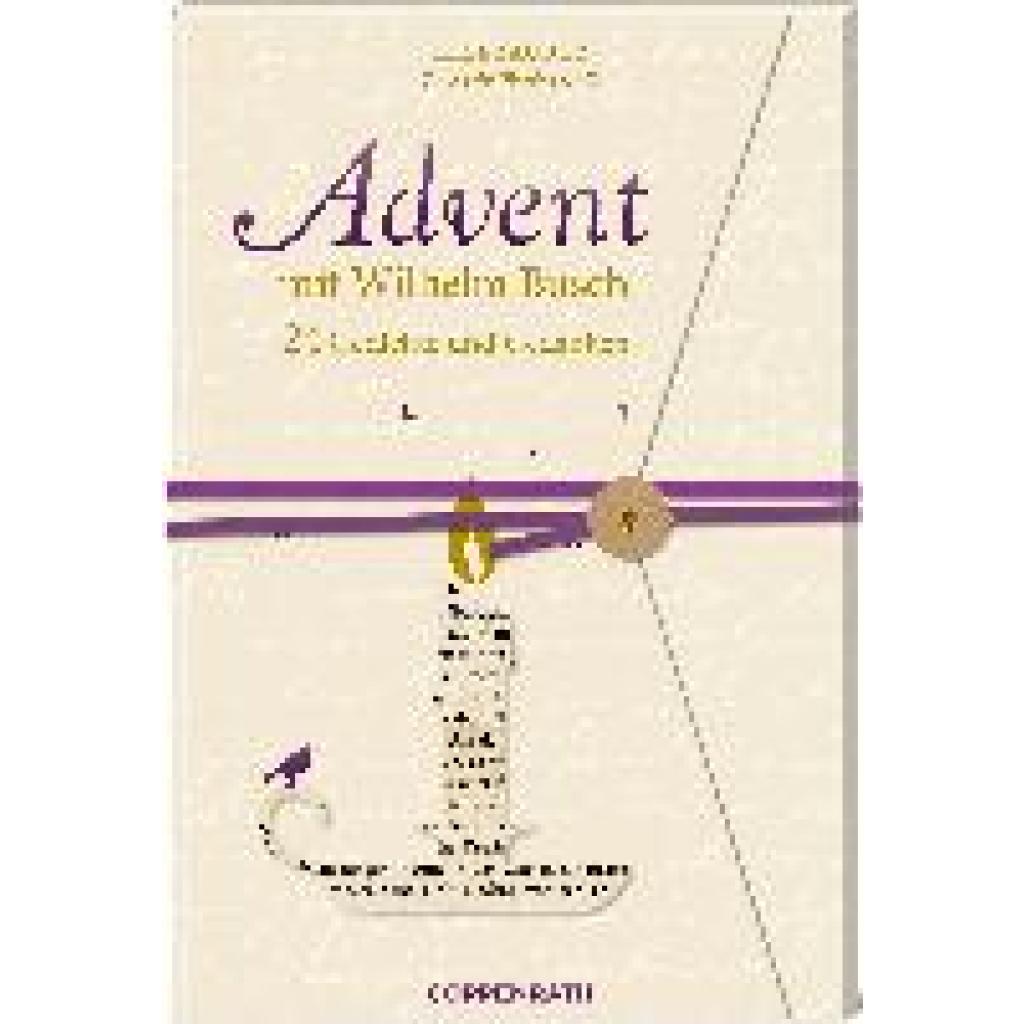 Busch, Wilhelm: Brief-Adventskalenderbuch - Advent mit Wilhelm Busch