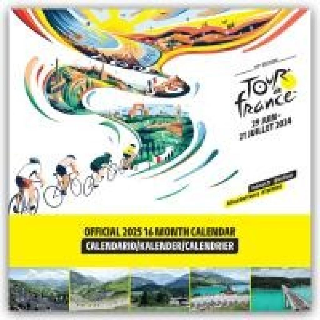 Tour de France 2025 - Wandkalender