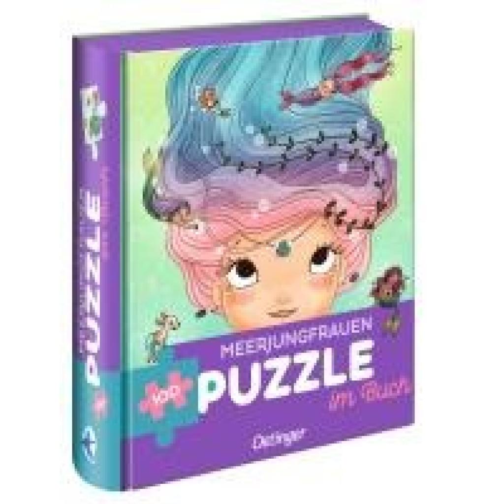 Bogen, Ruby van der: Meerjungfrauen. Puzzle im Buch. 100 Teile