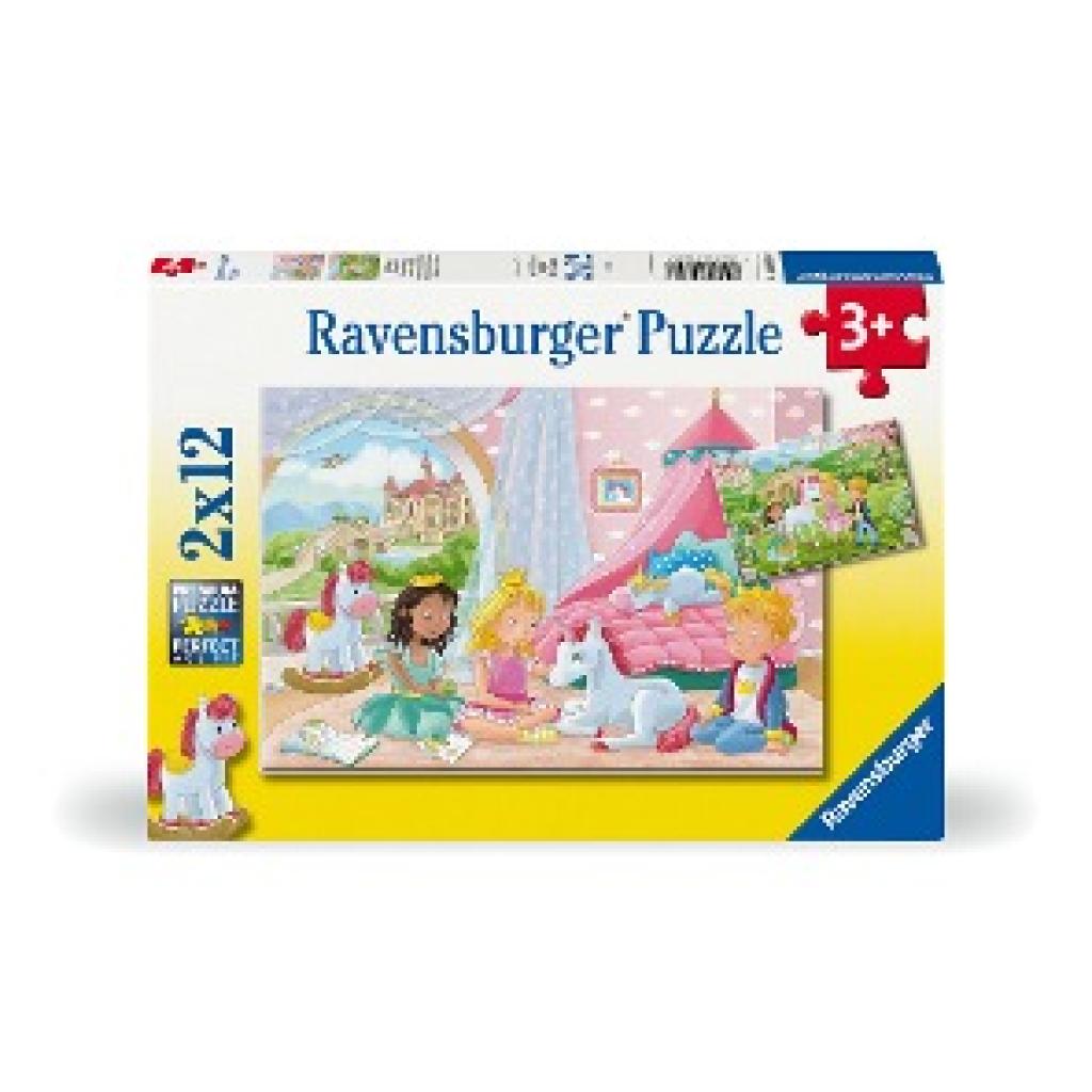 Ravensburger Kinderpuzzle - 12000858 Zauberhafte Freundschaft - 2x12 Teile Puzzle für Kinder ab 3 Jahren