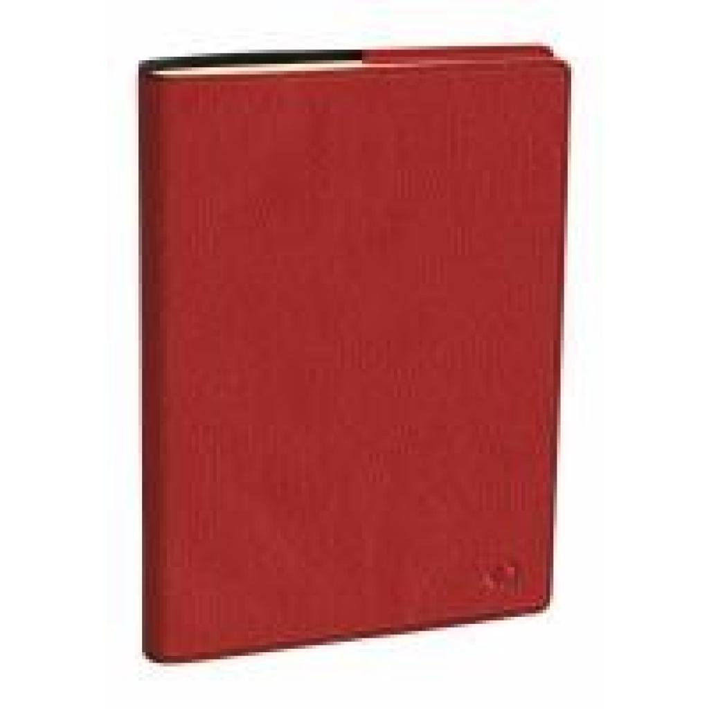3371010499106 - Buchkalender Minister Prestige 16x24cm Marlow bordeaux 2024