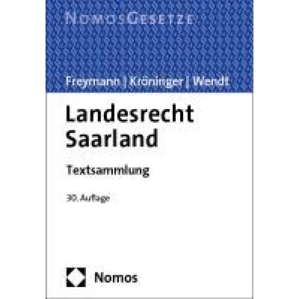 9783756009312 - Landesrecht Saarland 9783756009312 - Landesrecht Saarland