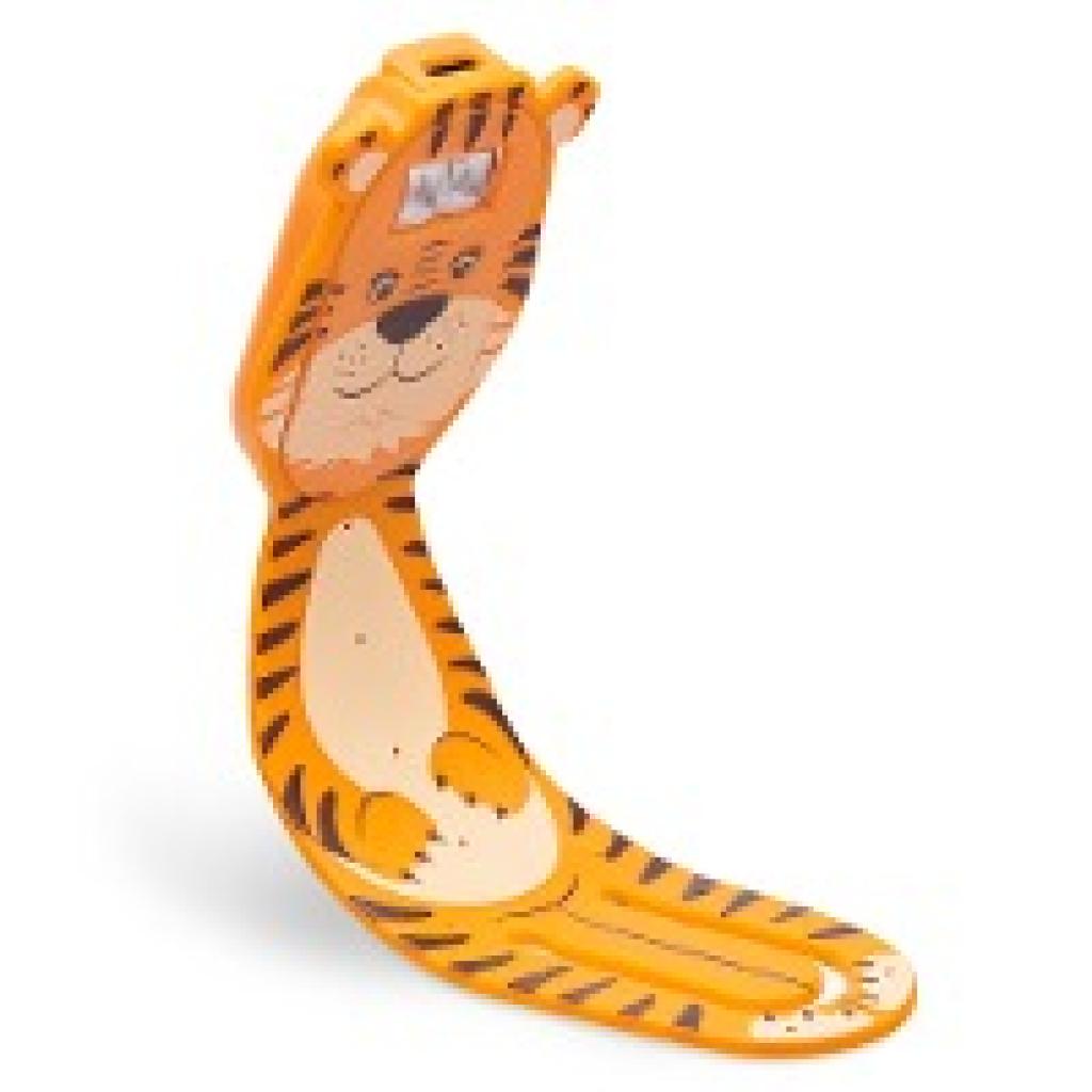 Flexilight Pals RC (Tiger) | wiederaufladbares Leselicht | 2 in 1 Leselampe & Lesezeichen | LED Leselicht | Geschenk für