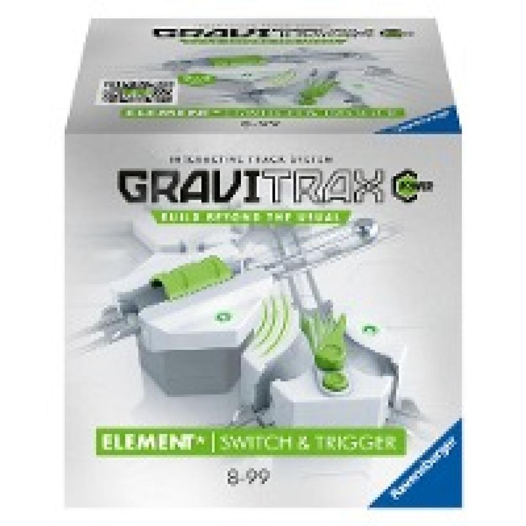 Ravensburger GraviTrax POWER Elemente Switch&Trigger. Elektronisches Zubehör für Kugelbahnen, Konstruktionsspielzeug für