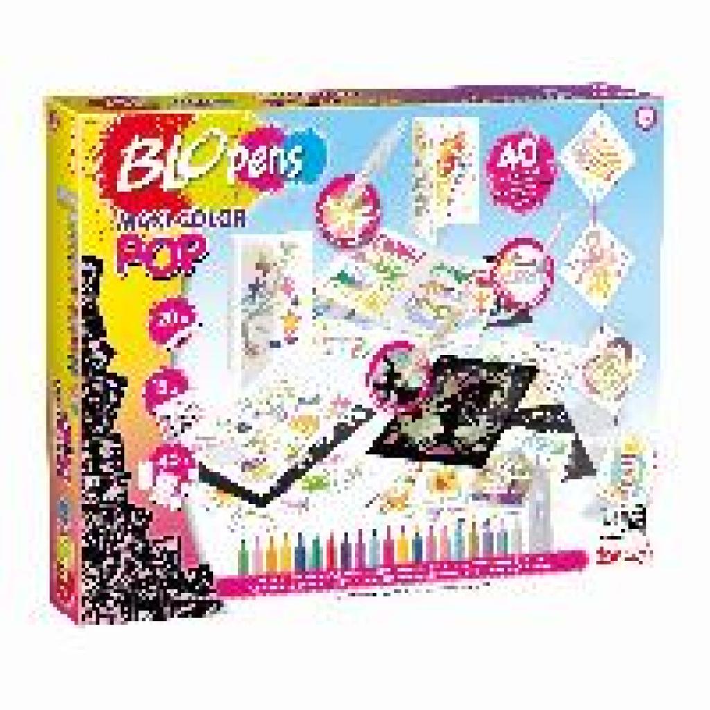 3181860252505 - BLOPENS - Sprühstifteset Maxi Pop Art