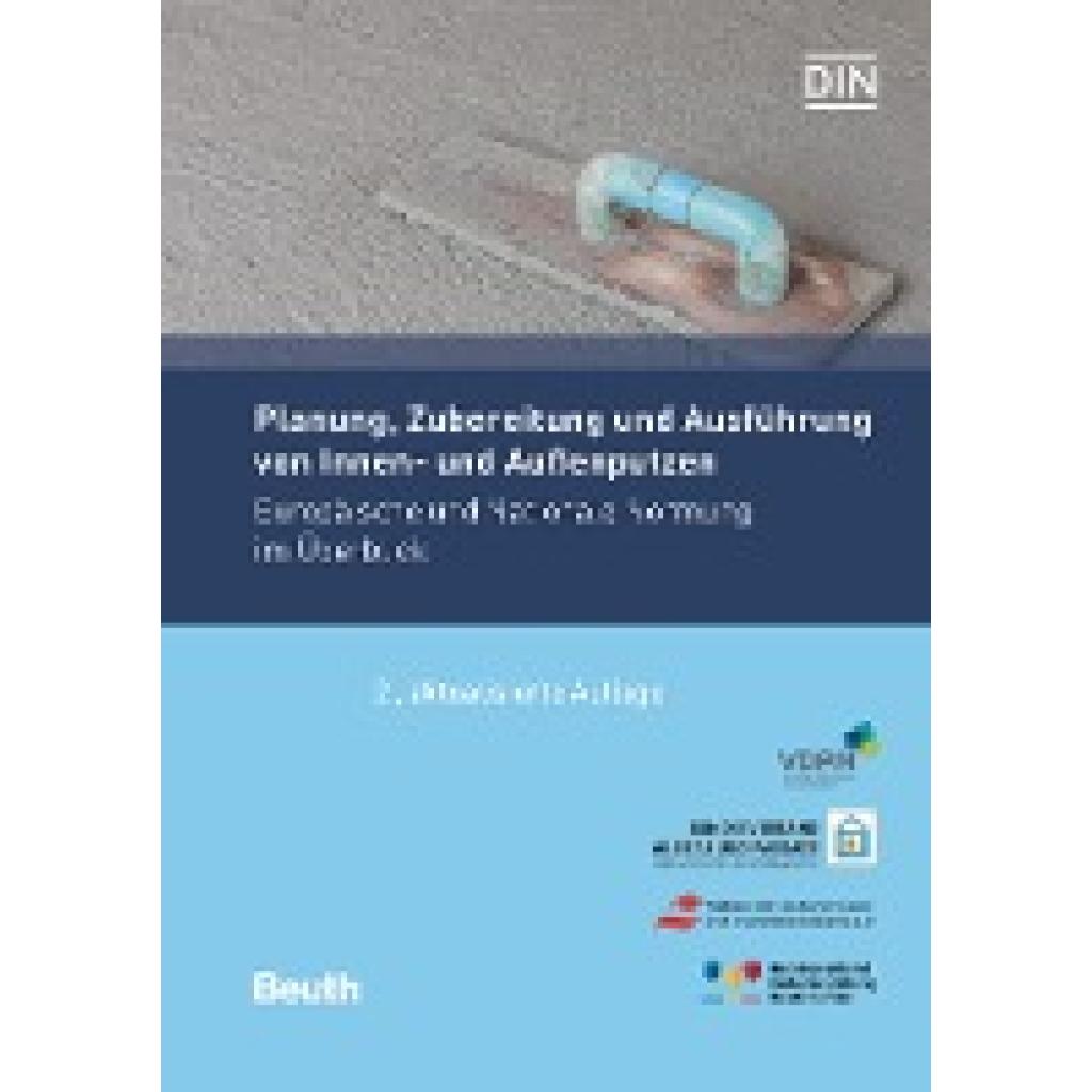 9783410291589 - Normen-Handbuch   Planung Zubereitung und Ausführung von Innen- und Außenputzen Kartoniert (TB)